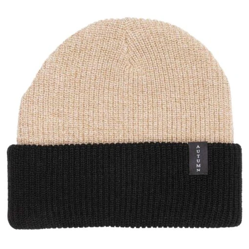 Autumn Beanie Select Blocked Beanie 2022 - Oatmeal/Black