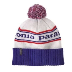 Patagonia Powder Town Beanie Park Stripe 2022 - Viking Blue