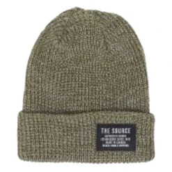 Source Oakwood Cuff Beanie Olive/White