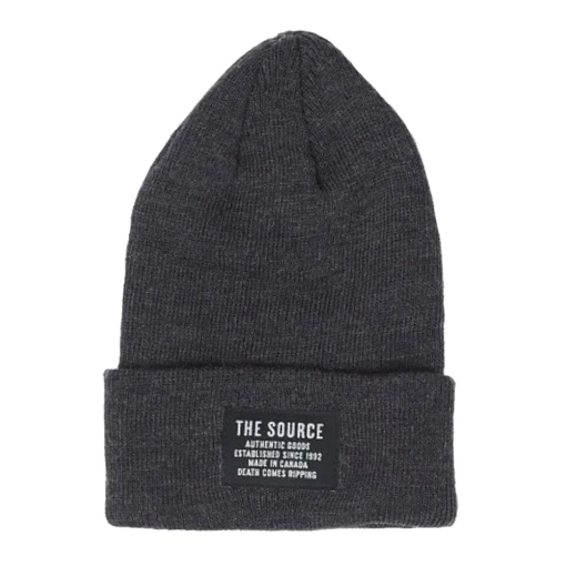 Source Southside Cuff Beanie Heath Black