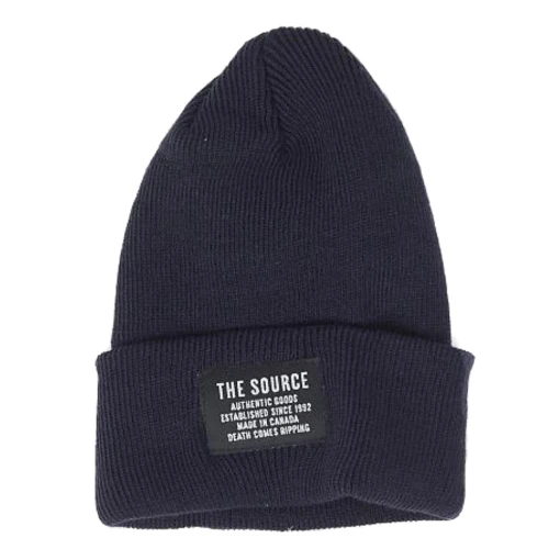 Source Southside Cuff Beanie Solid Navy